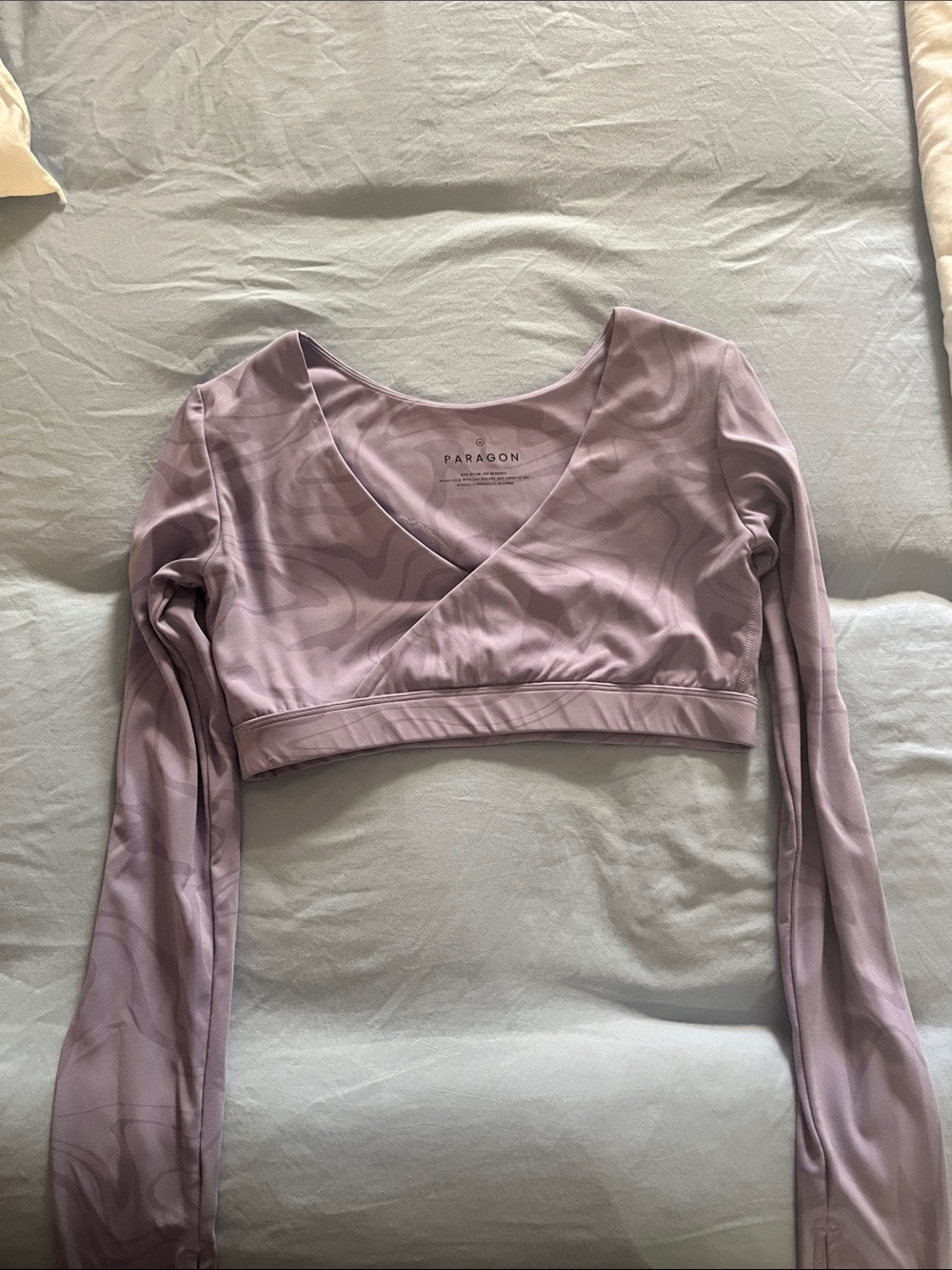 Paragon DesB long sleeve crop top